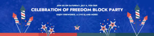Celebration of Freedom Event Banner
