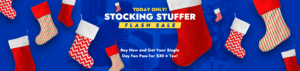 2021 Stocking Stuffer Flash Sale Banner