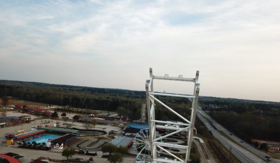 ArieForce One Coaster Construction at Fun Spot