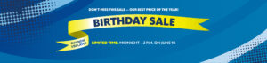 Birthday Sale – Sign Up to Be Notified